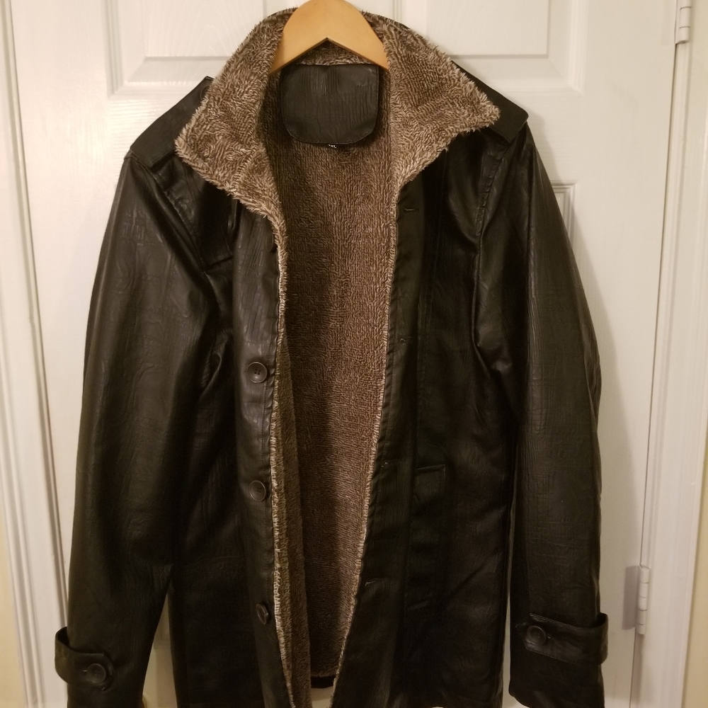 Leather Jacket Size XL (NEW)